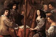 Carlo Francesco Nuvolone The Artist and his Family oil painting